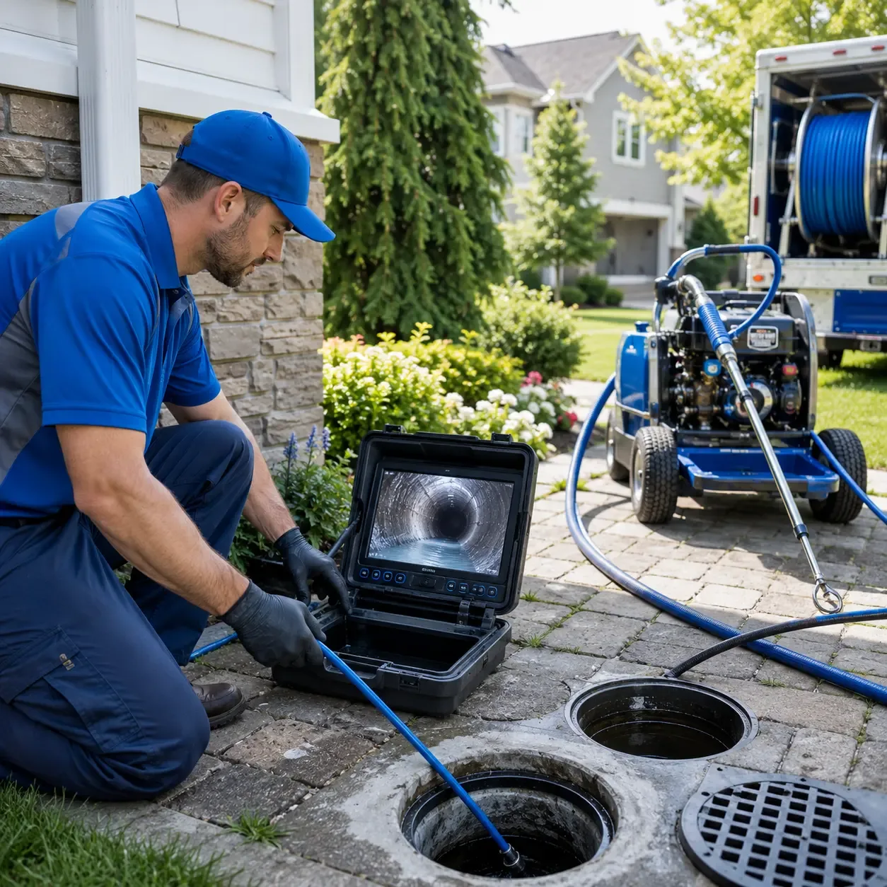 Outdoor drain cleaning professionals serving Falmouth, MA